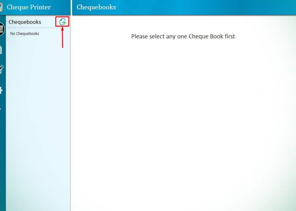 New Cheque Book Add